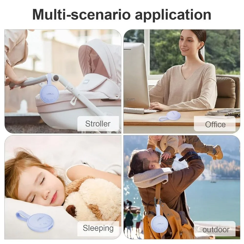 NEW Sound White Noise Machine Portable 2 in 1 Bluetooth Speaker - Picture 7 of 13